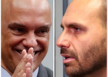 Moraes será o relator de inquérito contra Eduardo Bolsonaro
