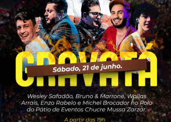 São João de Gravatá tem Wesley Safadão, Bruno e Marrone, Wallas Arrais, Enzo Rabelo e Michel Brocador neste sábado (21) São João de Gravatá tem Wesley Safadão, Bruno e Marrone, Wallas Arrais, Enzo Rabelo e Michel Brocador neste sábado (21)