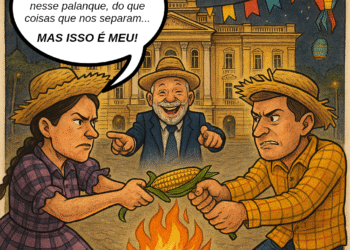 A fogueira está queimando…