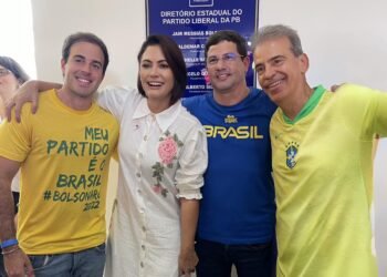 Michelle representa Bolsonaro em inauguração de nova sede do PL em João Pessoa-PB; Feitosa e Gilson Filho prestigiam o evento