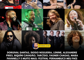 Dorgival Dantas, Diogo Nogueira, Lenine, Alexandre Pires, Biquíni Cavadão, Tarcísio, Fagner Chagas, Mara Pavanelly e muito mais: Festival Pernambuco Meu País acontece neste fim de semana