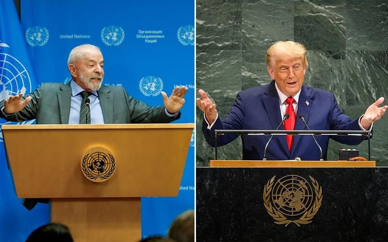 Lula e Trump em reunião diplomática na Malásia