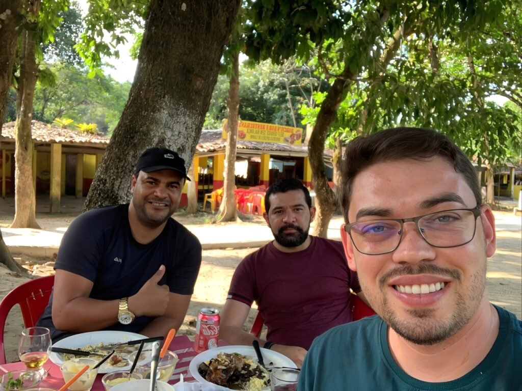 Vereador Flávio do Ovo em conversa sobre o balanço de seu mandato em Chã Grande.