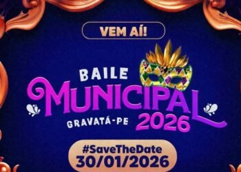 Carnaval em Gravatá: Baile Municipal 2026 acontece nesta sexta-feira (30) na AABB