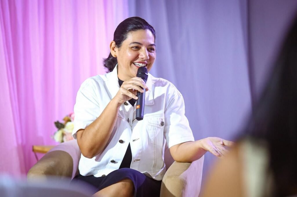 Viviane Facundes, primeira-dama de Gravatá e secretária de Obras, pré-candidata a deputada estadual pelo PL Pernambuco.