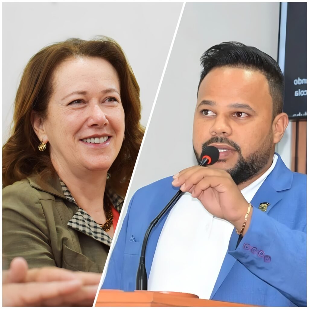 Célia de Jaci e Jadinho da Ceasa, vereadores de Chã Grande e pré-candidatos à Mesa Diretora 2027/2028.