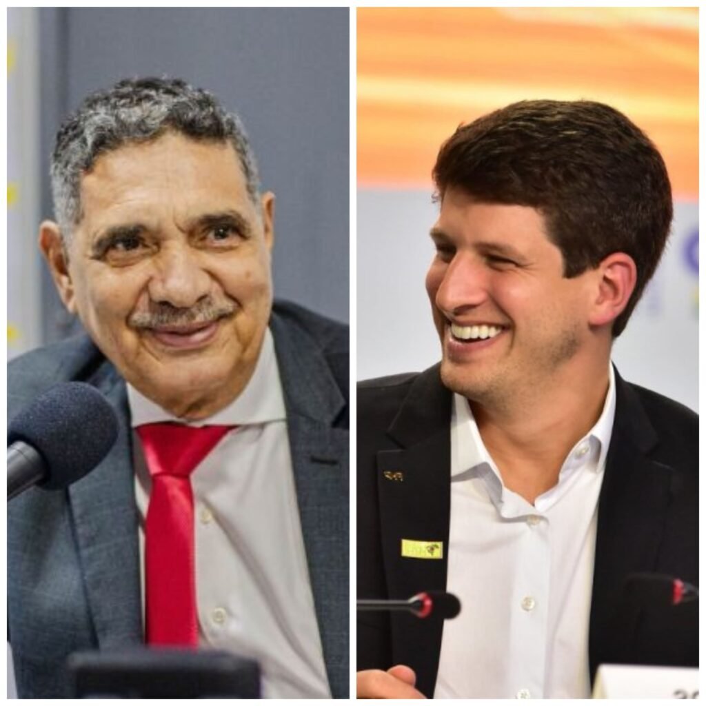 Deputado estadual João Paulo PT em entrevista ao Panorama Político e ex-prefeito do Recife João Campos