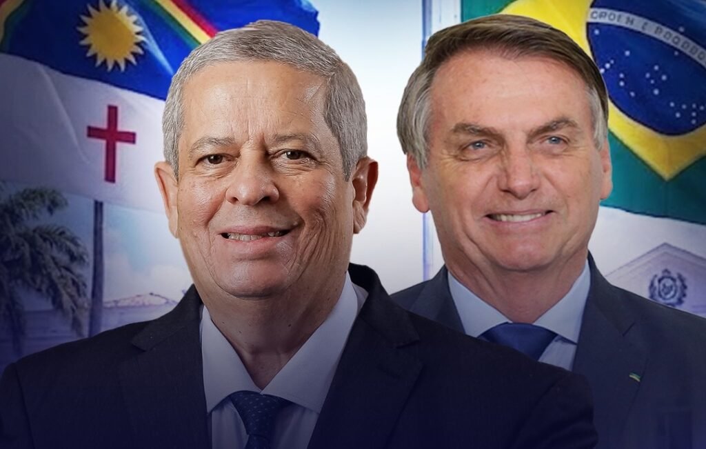 Pastor Gilvan Costa ao lado de Jair Bolsonaro