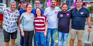 Sandro Advogado lidera adesivaço e inaugura comitê de campanha 2026 em Chã Grande