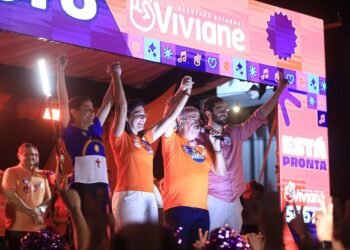 Em ato com Raquel Lyra, Viviane Facundes mostra força e inaugura comitê em Gravatá
