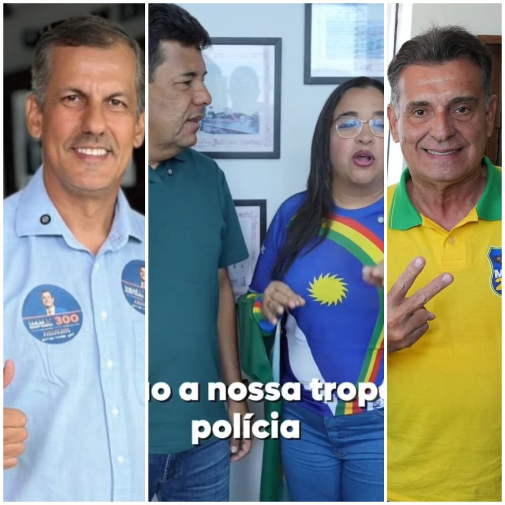 Montagem ilustrativa da articulação entre Carlos Sant’Anna, Mendonça Filho, Cabo Aênia e Coronel Meira nas eleições 2026 em Pernambuco