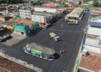 Pátio da Feira Livre de Gravatá recebe nova etapa de requalificação